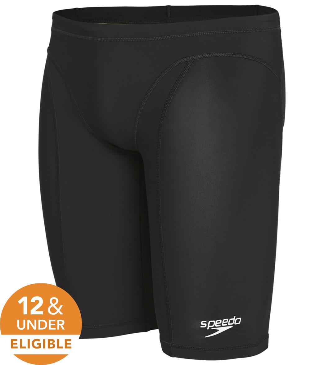 스피도 남성 뱅퀴셔 재머 테크수트 5부 선수 수영복 Speedo Black - 메인 이미지