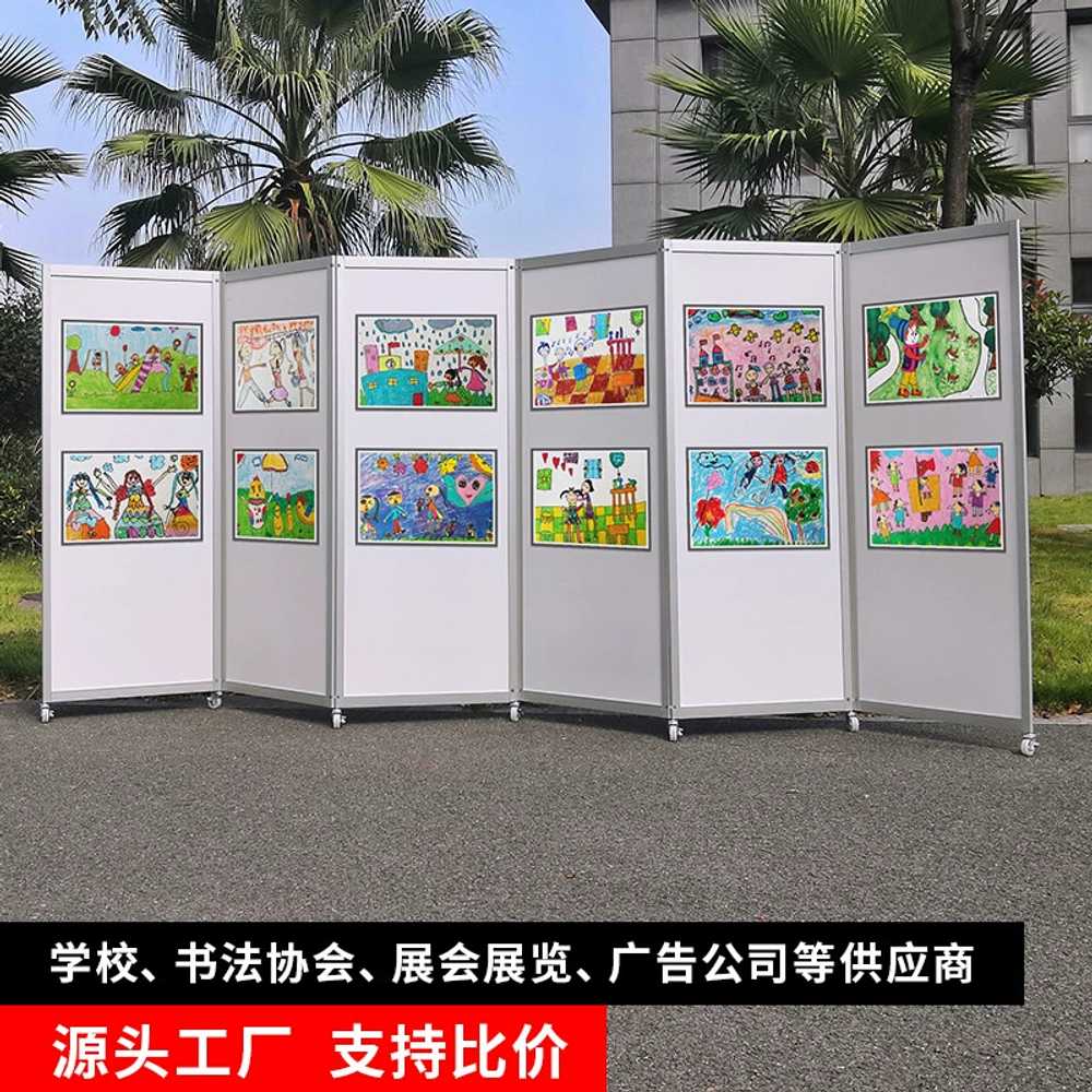 전시가벽 스탠드 학원 졸업작품 사진 이동식 가림막 100x200cm 프레임형 - 상세 이미지 4