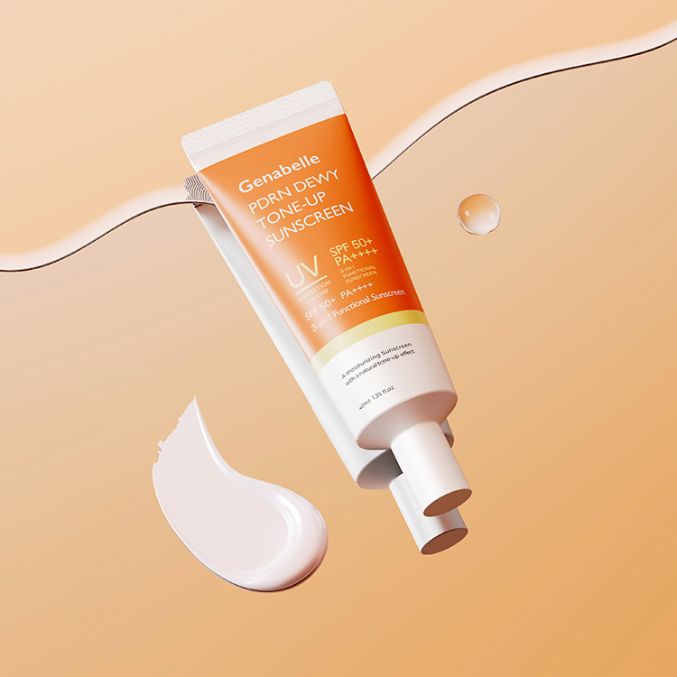 제나벨 PDRN 핑크빛 생기 듀이톤업 선크림 SPF50+ PA++++ 40ml, 1개 제품 이미지