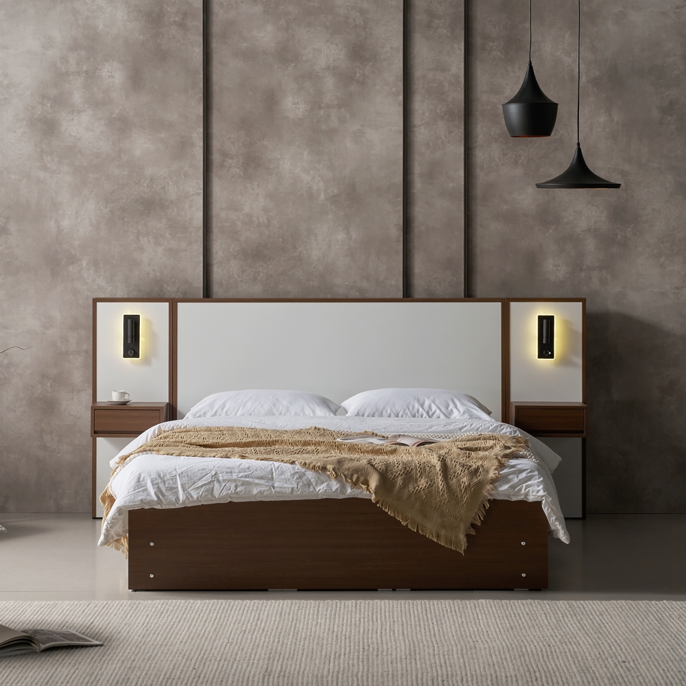 루나힐 라지킹프레임 라지킹침대 호텔 안방 서랍형 수납 LK