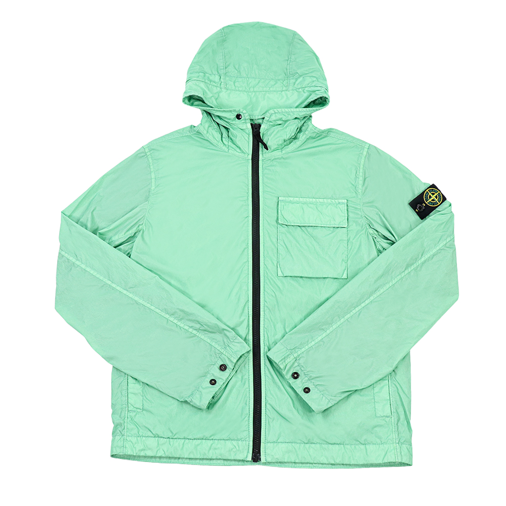 스톤아일랜드 키즈 와펜 크링클랩스 후드 자켓 781640233 V0052