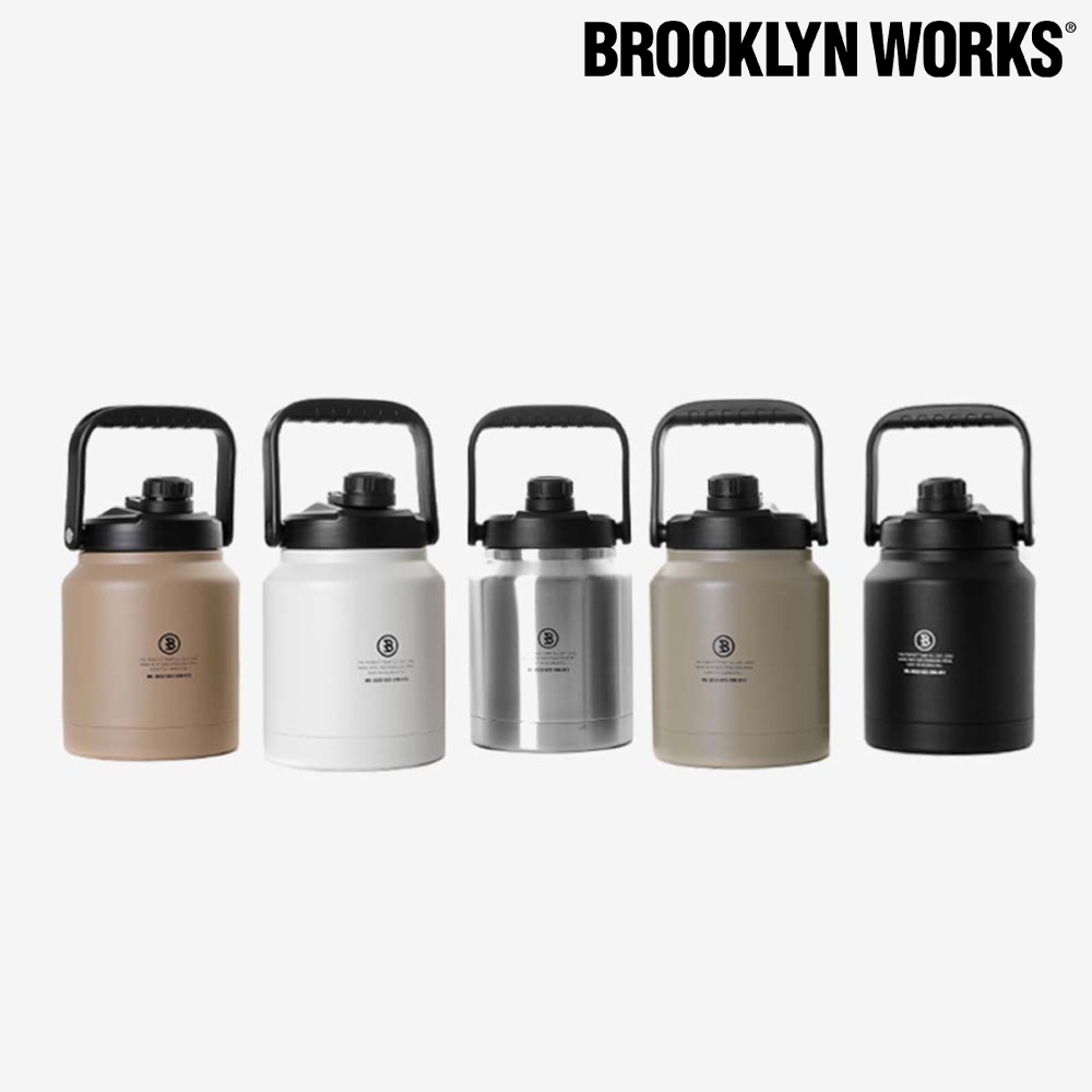 브루클린웍스 워터저그 2.5L 스테인리스 휴대용 물통