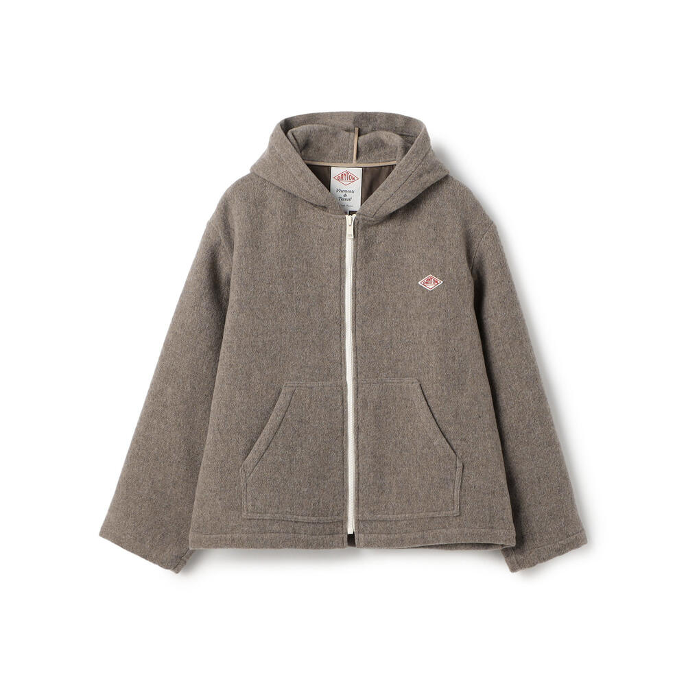 단톤 후드 자켓 WOOL LIGHT PILE HOODED 가을 겨울 남자 남성 후드 재킷 DNB242M101-0019 - 상세 이미지 5