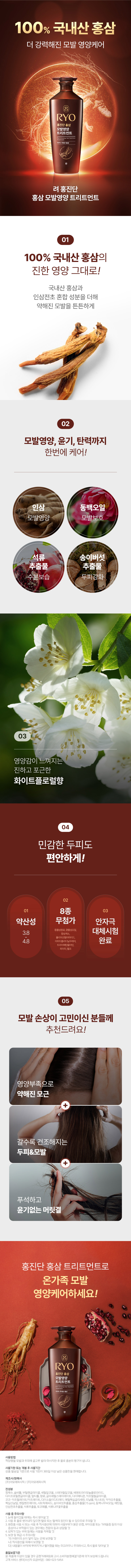 RYO Hongjindan Hair Nourishing Treatment - description 1