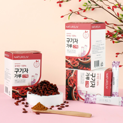 국내산 100% 청양 구기자 분말 가루 스틱 30포 국산 백프로 2g, 1개 - 상세 이미지 3