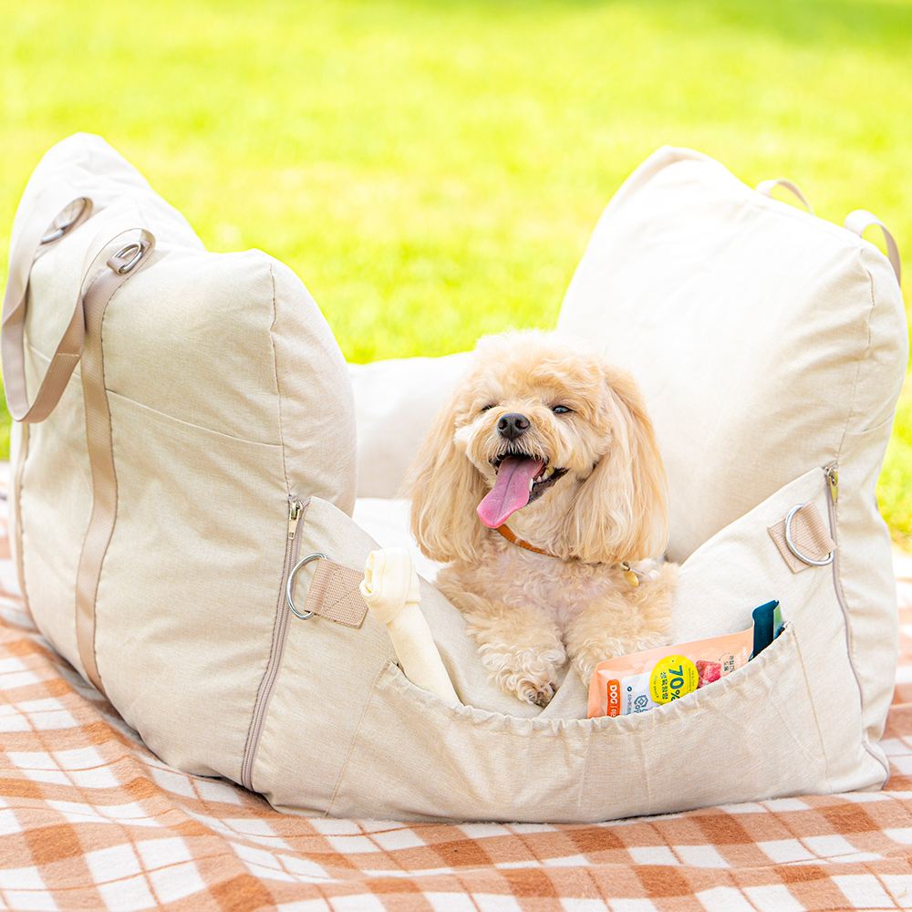 펫트리움 붕붕 반려견 강아지 카시트 방수 자동차시트 이동가방