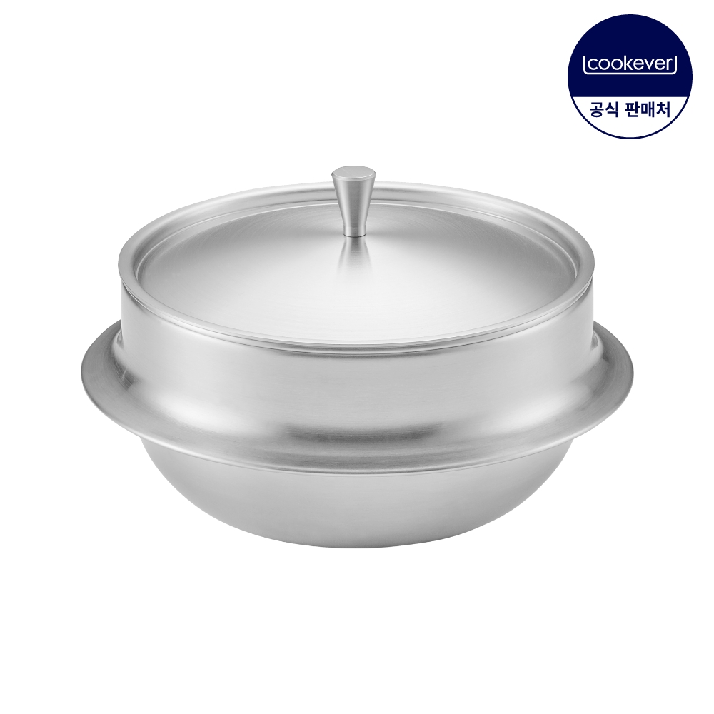 쿡에버 누보 인덕션 통3중 스텐 뚝배기 18cm