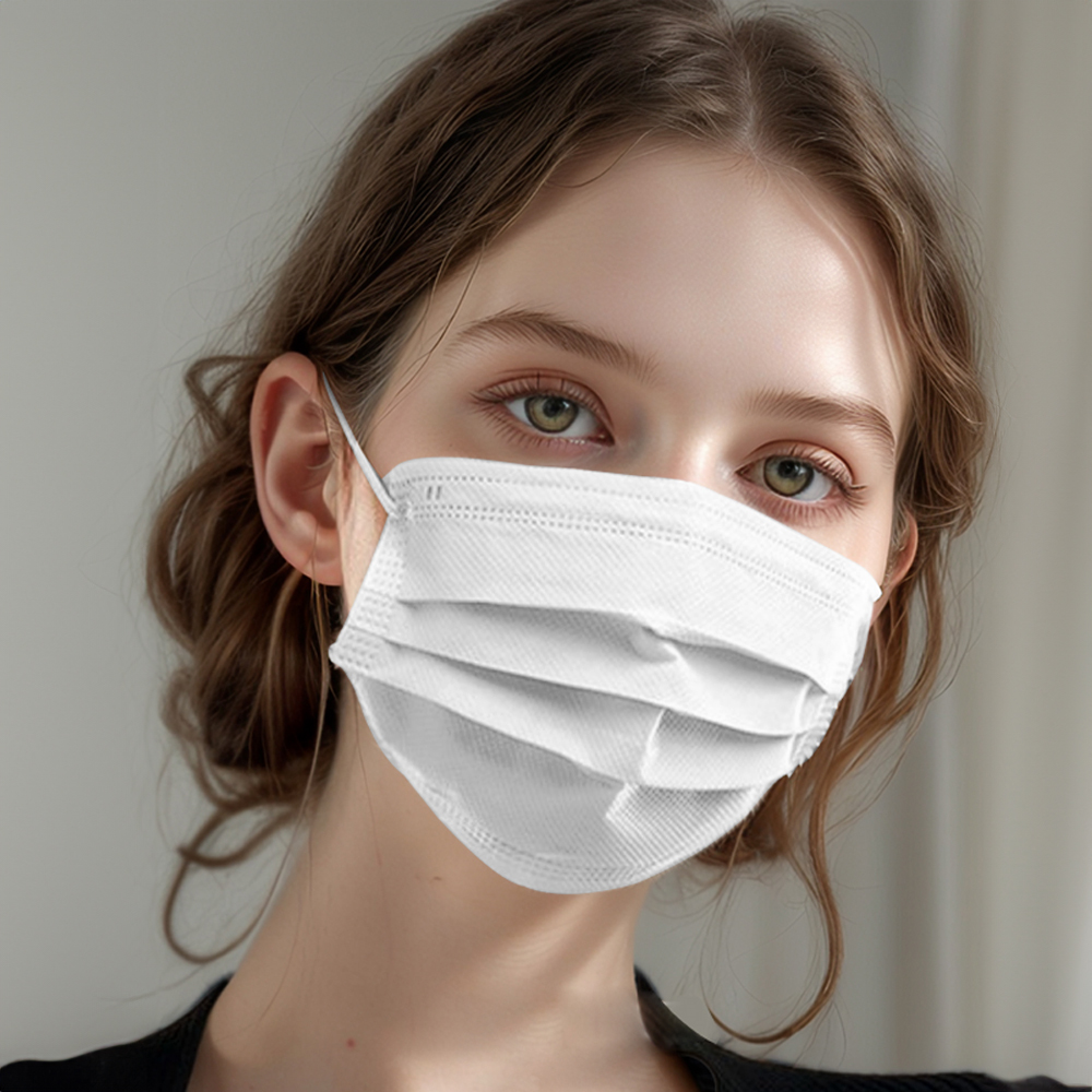 일회용 덴탈마스크 대형 100매+100매 숨쉬기편한 귀편한 여름용 마스크 대형