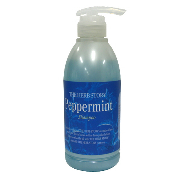 HS 허브스토리 헤어 샴푸 페퍼민트 500ml 008287 - 메인 이미지