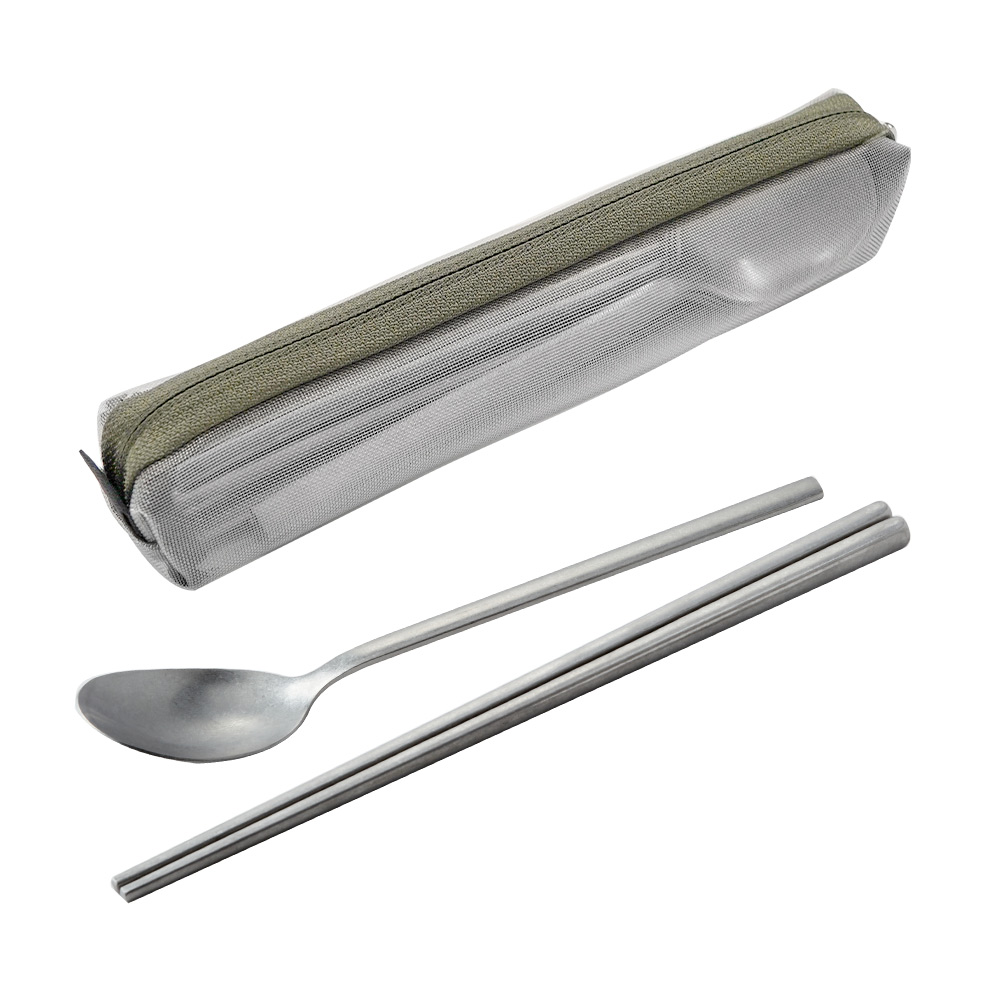 벨락 스텐 수저 4인 세트 전용케이스 포함