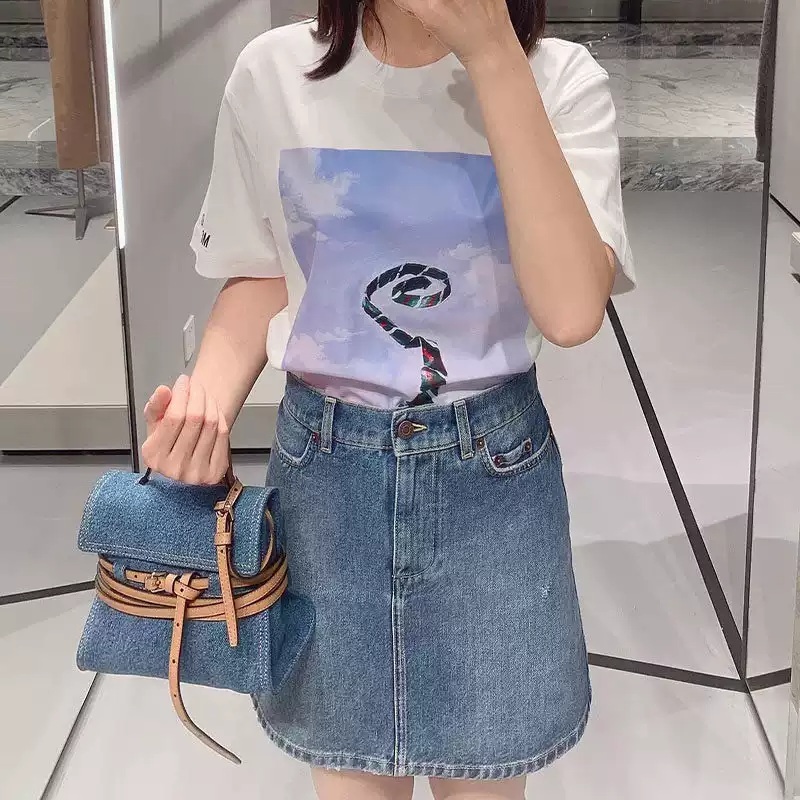 엄마친구아들 15화 정소민 핸드백 가방 배석류 데님 토트백 의상 옷 패션 - 상세 이미지 3