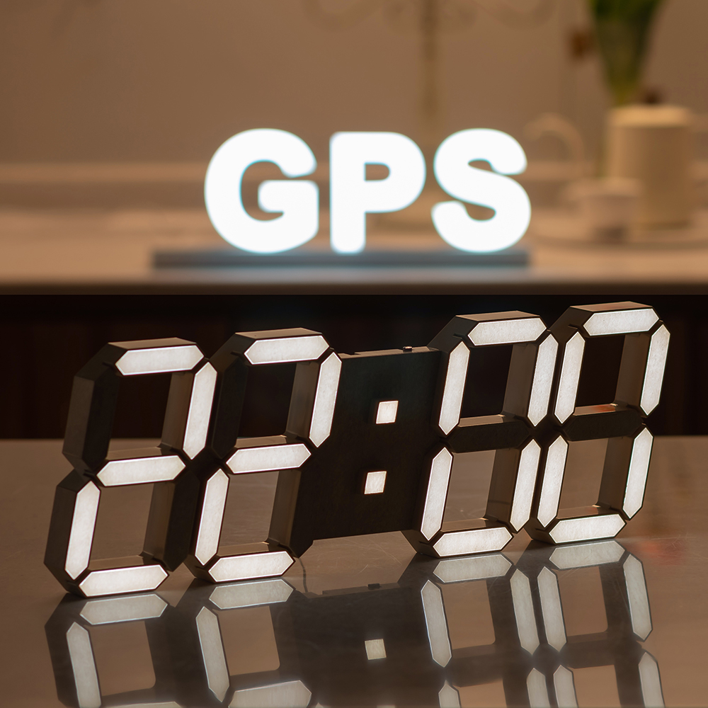 플라이토 위성 GPS 인테리어 LED 벽시계 38cm (멜로우) - 상세 이미지 5