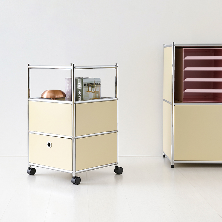 심플리 이동식 서랍장 1칸 BC605 460mmx460mmx685mm, 1단, 솔리드베이지 8285.1161 - 상세 이미지 5