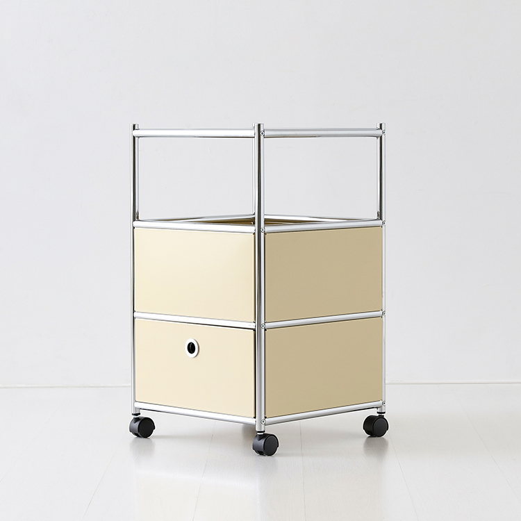심플리 이동식 서랍장 1칸 BC605 460mmx460mmx685mm, 1단, 솔리드베이지 8285.1161 - 상세 이미지 2
