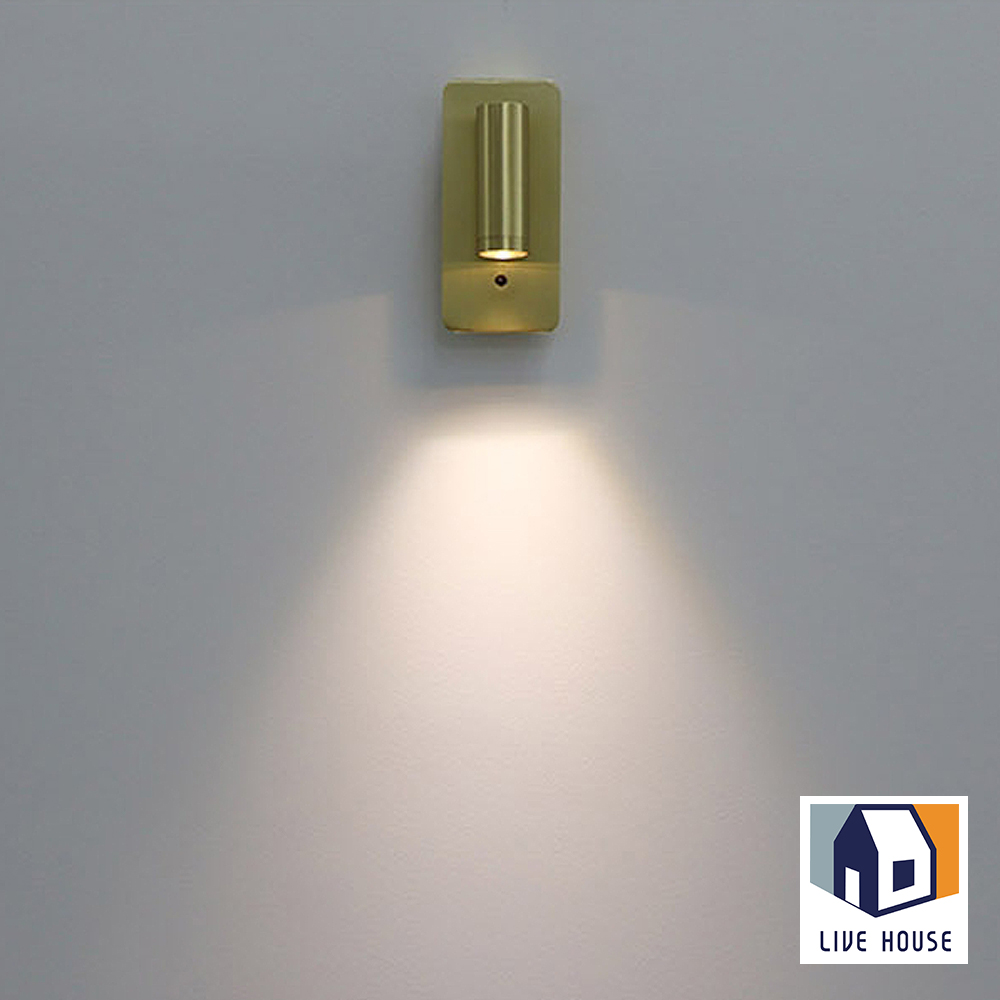 모션 감지 LED 골드 벽등 카페 벽조명 빈티지 - 상세 이미지 3