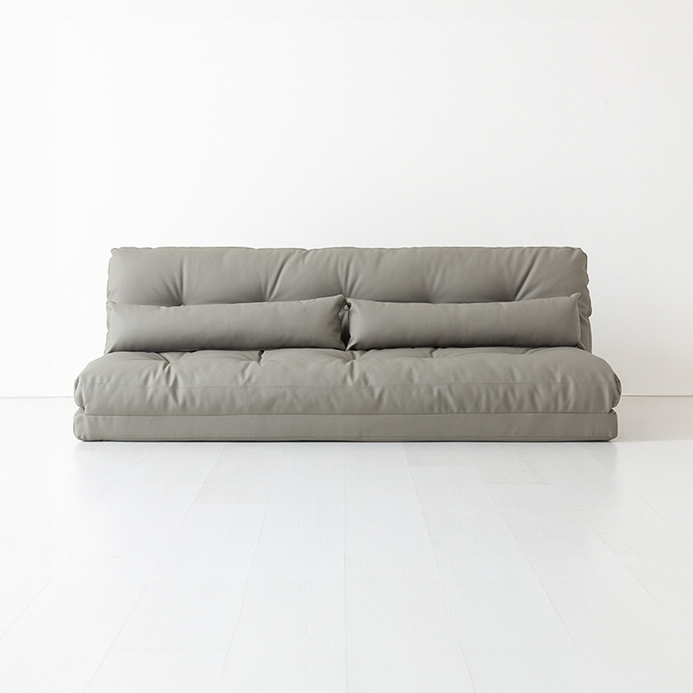 앰보 4인 좌식 소파베드 B형 그레이