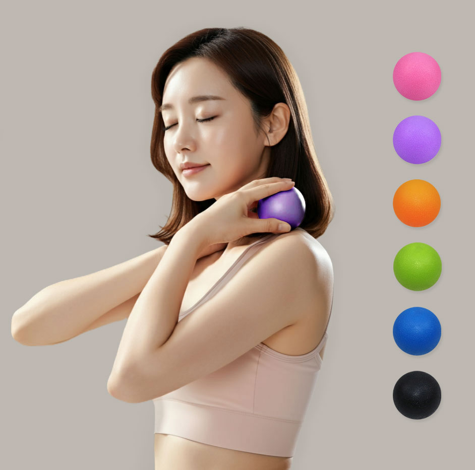 로에드 마사지볼 요가 필라테스 라크로스 발바닥 어깨 안마 지압볼 싱글 - 상품 이미지