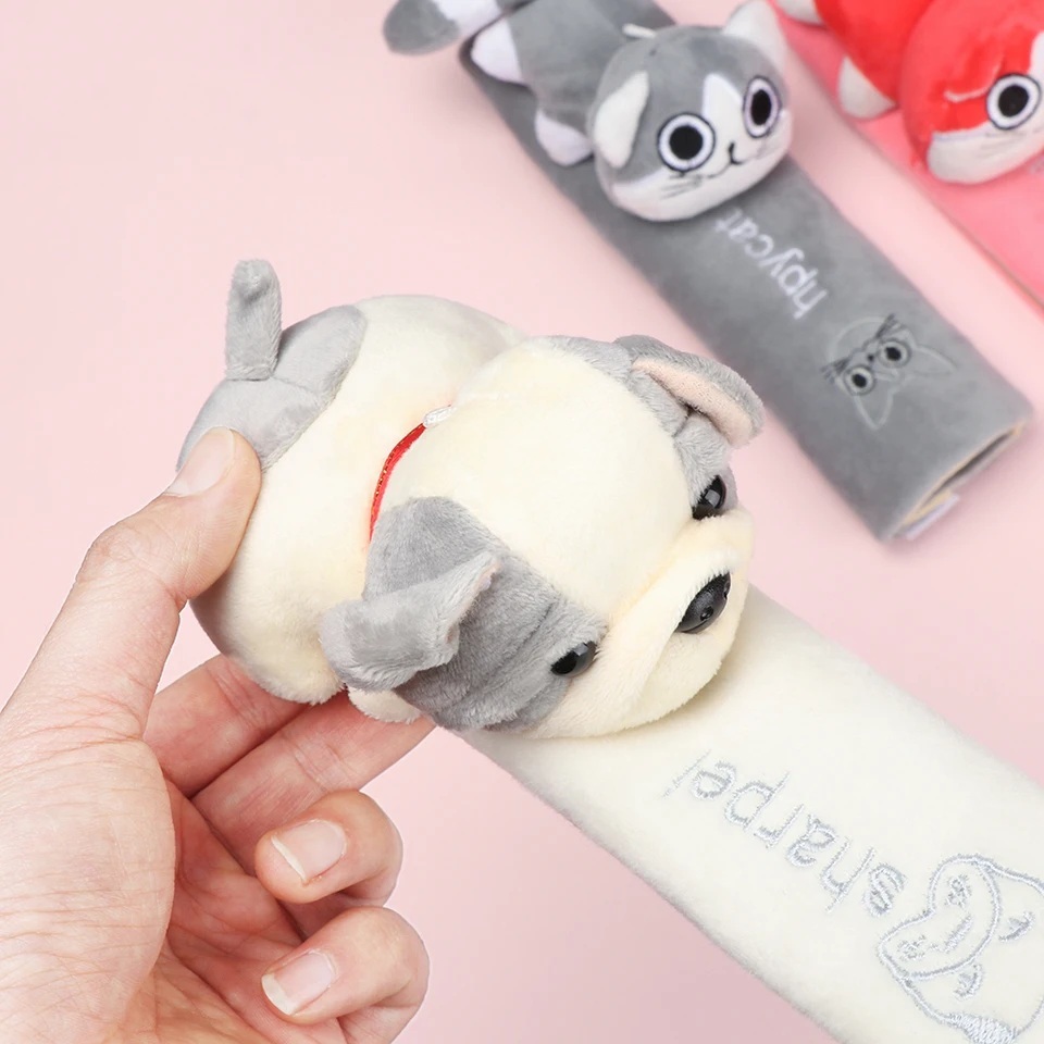 어린이 자동차 시트 벨트 커버 플란넬 어깨 패드