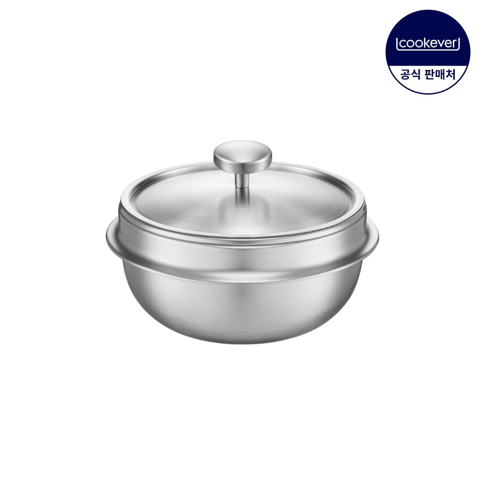 쿡에버 IH 인덕션 통3중 스텐 뚝배기 14cm