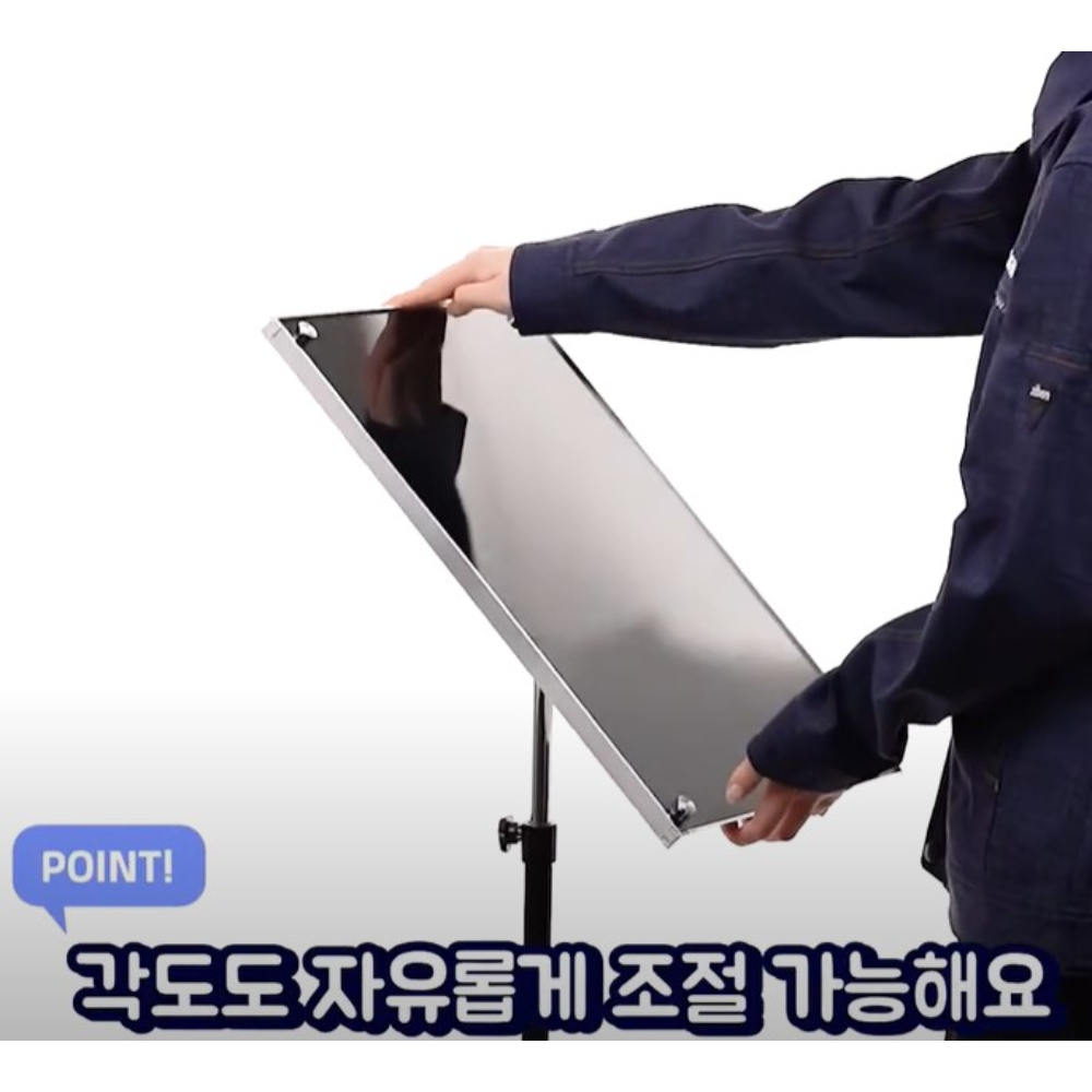 높이조절 스탠드 메뉴북 A4 카페 레스토랑 매장 입구 메뉴 안내 책 케이스 매뉴책 거치대 이미지 6