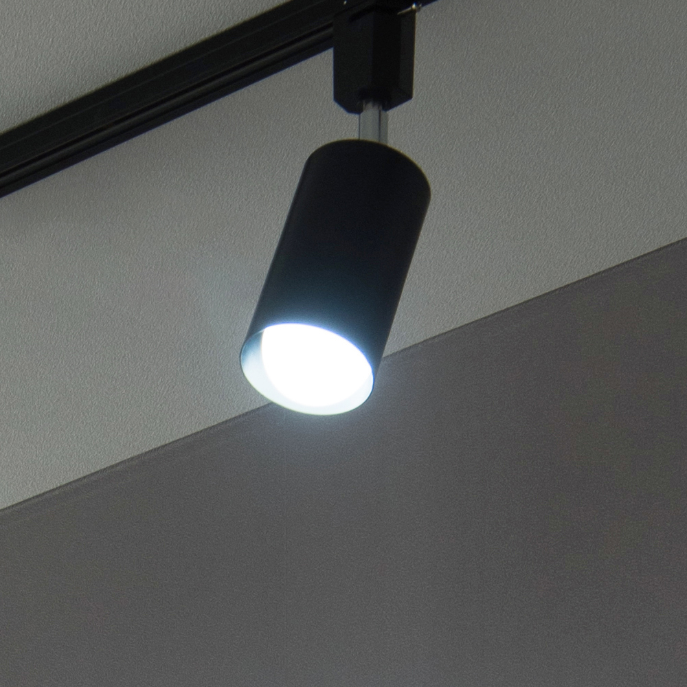 시에로20 블랙 led 인테리어 식탁 레일조명 카페 주방 포인트조명 실린더 식탁등