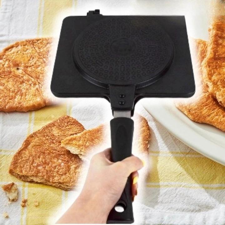 양면 누름 팬 사각 크룽지 팬 크로와상 누룽지 팬