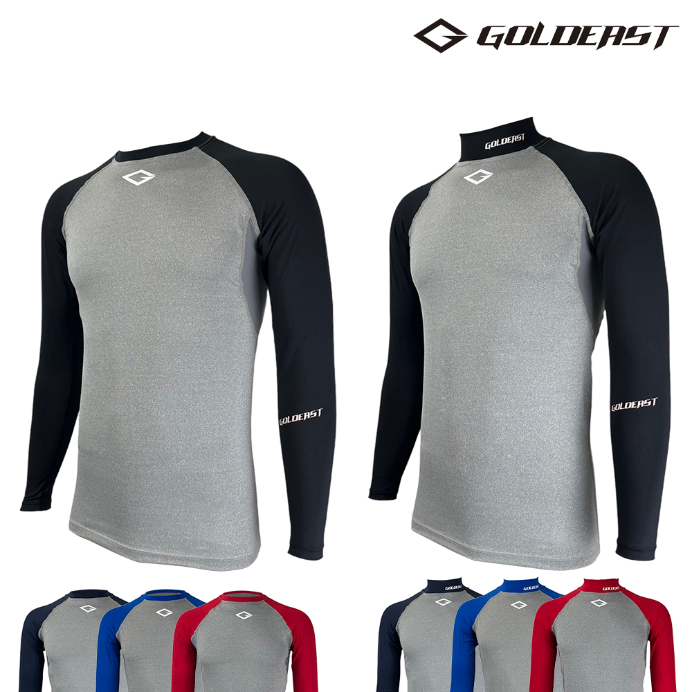 골드이스트 국내산 고기능성 윈드 언더티 로우넥 미들넥 긴팔 야구 축구 농구 런닝