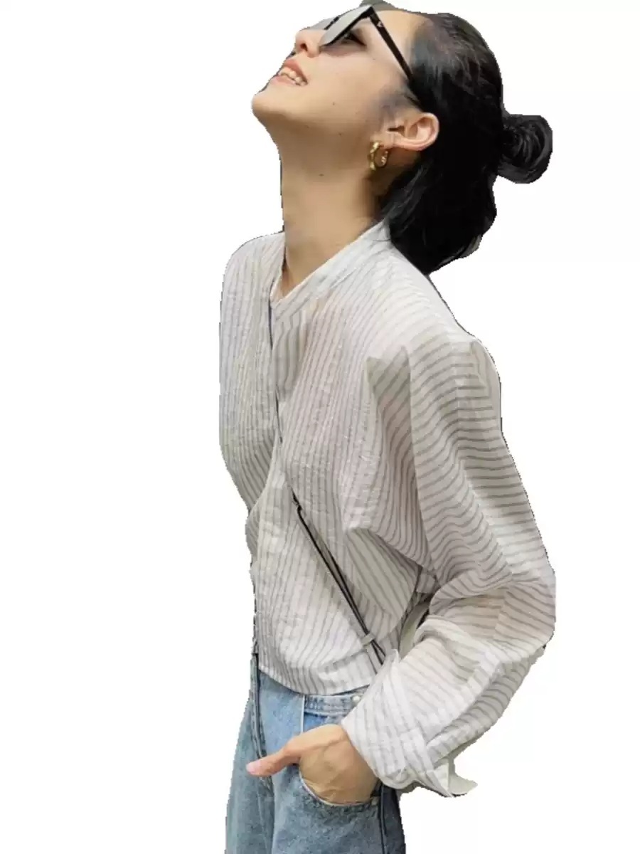 결혼하자 맹꽁아 2화 최수린 셔츠 블라우스 오드리 프렌치 간절기 의상 옷 패션 - 상세 이미지 5