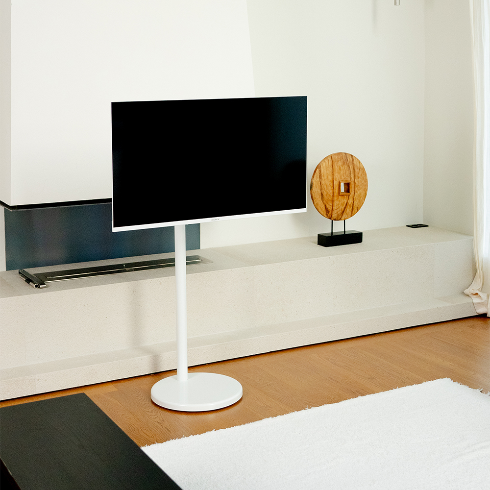 무빙큐빅스 삼탠바이미 화이트에디션 109cm(43인치) UHD 4K 스마트티비 X2 셋트 이동식 TV 삼텐 중소바이미