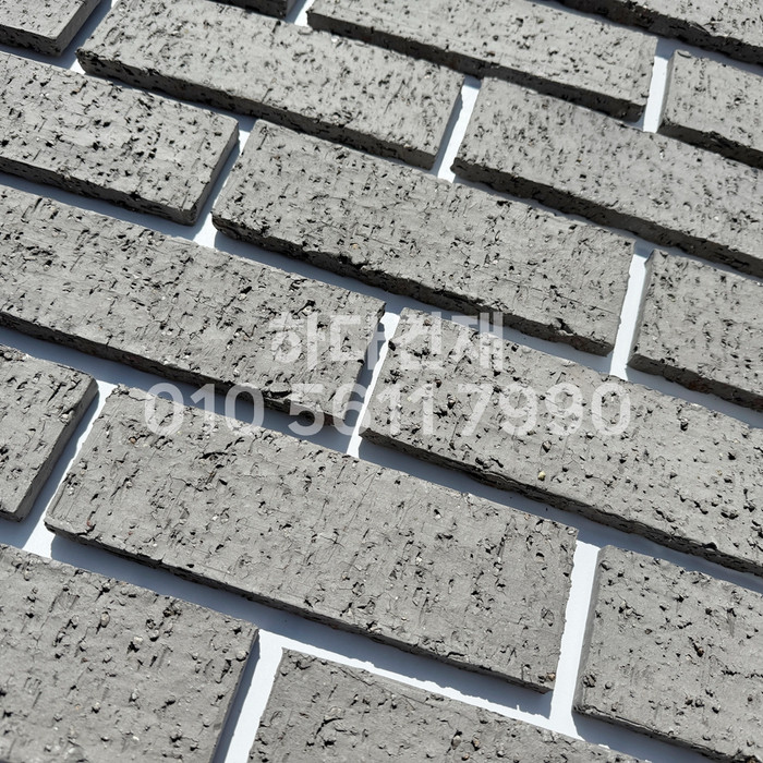 점토타일 러프 230x75x20T 그레이 / 하다건재