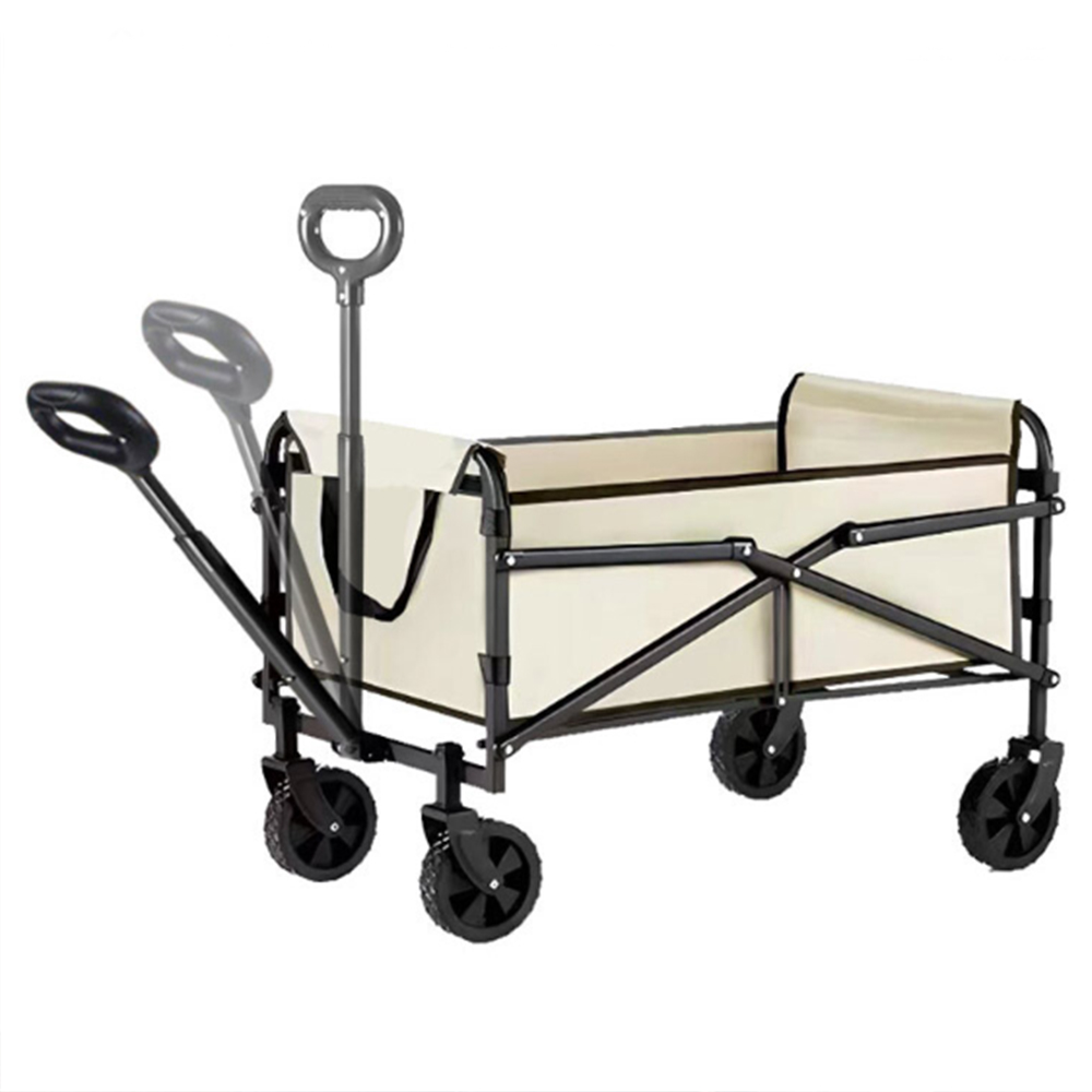 캠핑 웨건 캠핑용 왜건 바퀴 달린 폴딩 접이식 이동식 대형 카트 아웃도어 스포츠 다용도