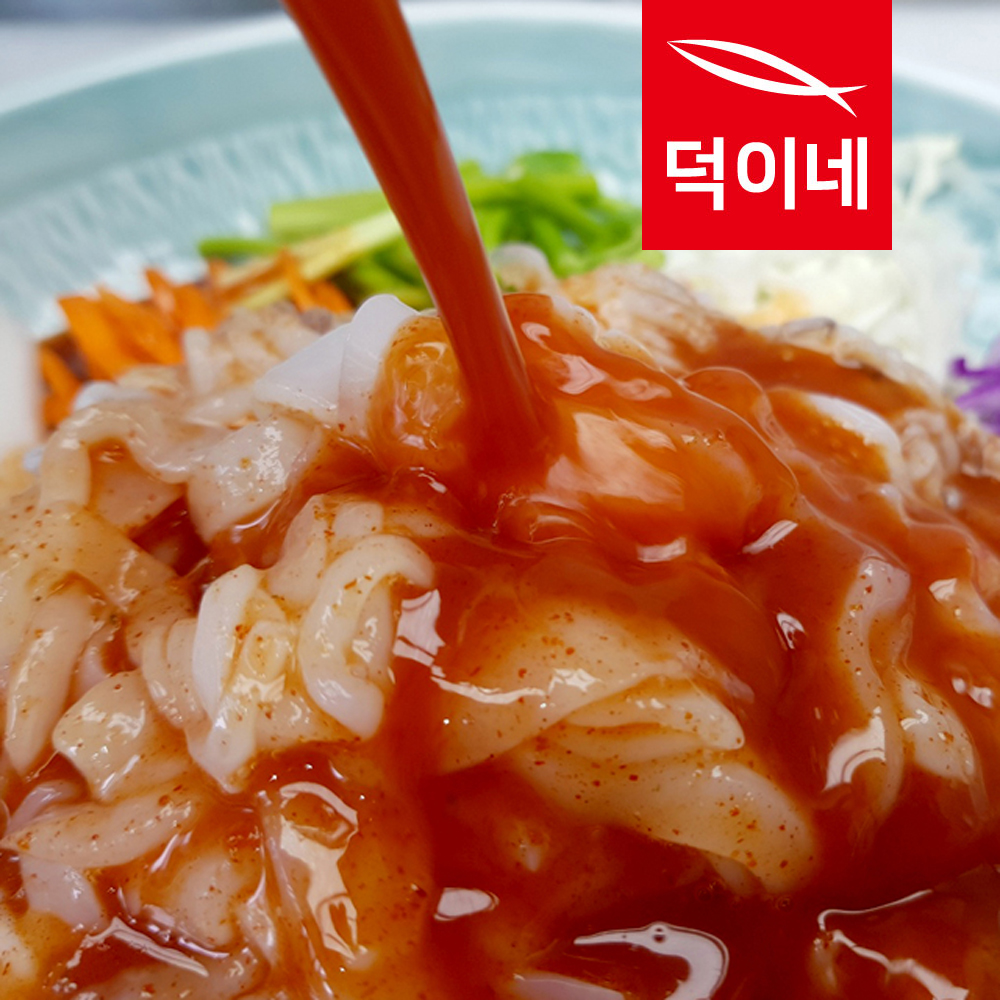 통영할매 시원한 여름 한치 밀키트 수제소스포함 한치물회 2인분 - 상세 이미지 5