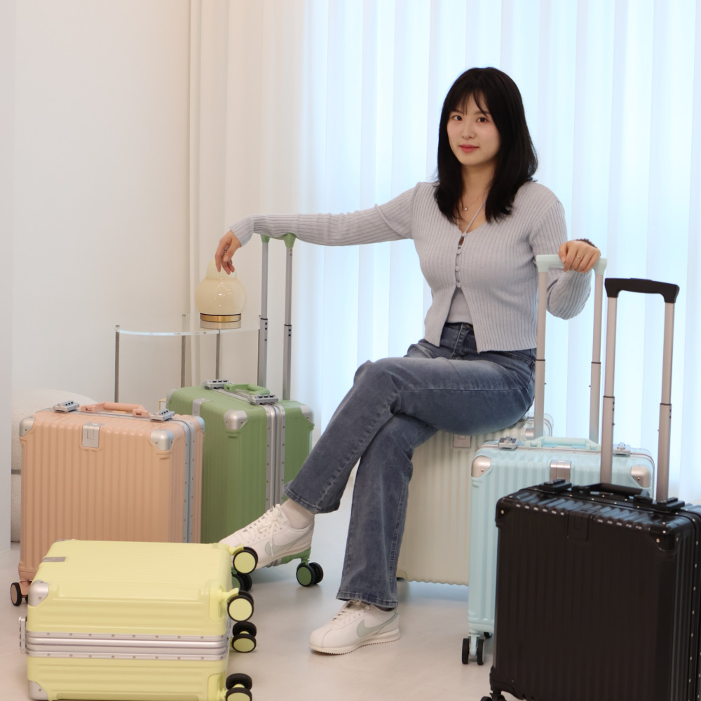 46cm 16인치 캐리어 레디백 미니 기내용 캐리어 전면오픈 여행가방 - 상세 이미지 3