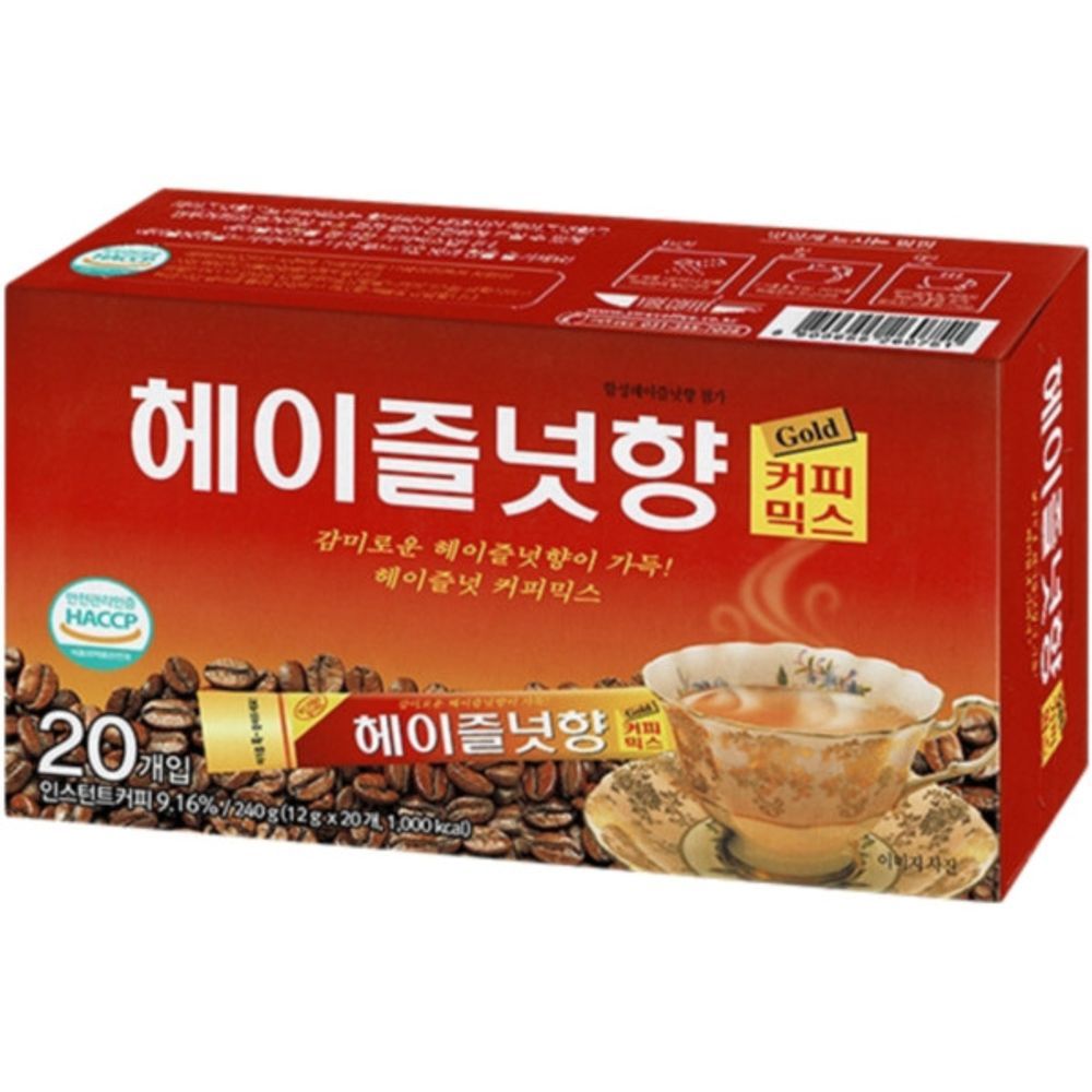 헤이즐넛향 골드 커피믹스 20T : 타임버프샵