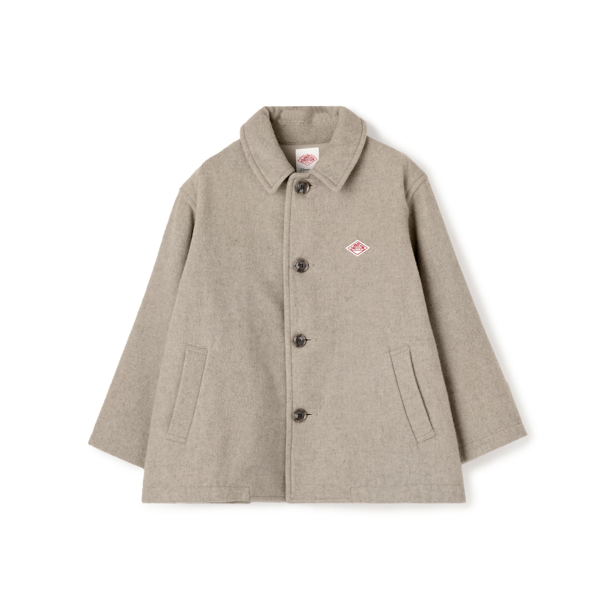 단톤 자켓 SINGLE WOOL PILE GATHERED SHORT 가을 겨울 여자 여성 숏재킷 DNB242L101-0033 - 상세 이미지 4