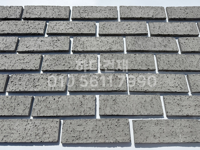 점토타일 러프 230x75x20T 그레이 / 하다건재