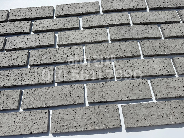 점토타일 러프 230x75x20T 그레이 / 하다건재