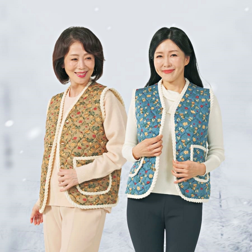 따시따시 후끈 열조끼 1세트 발열조끼 베스트 겨울 누빔 등산 여성 조끼 - 상세 이미지 3