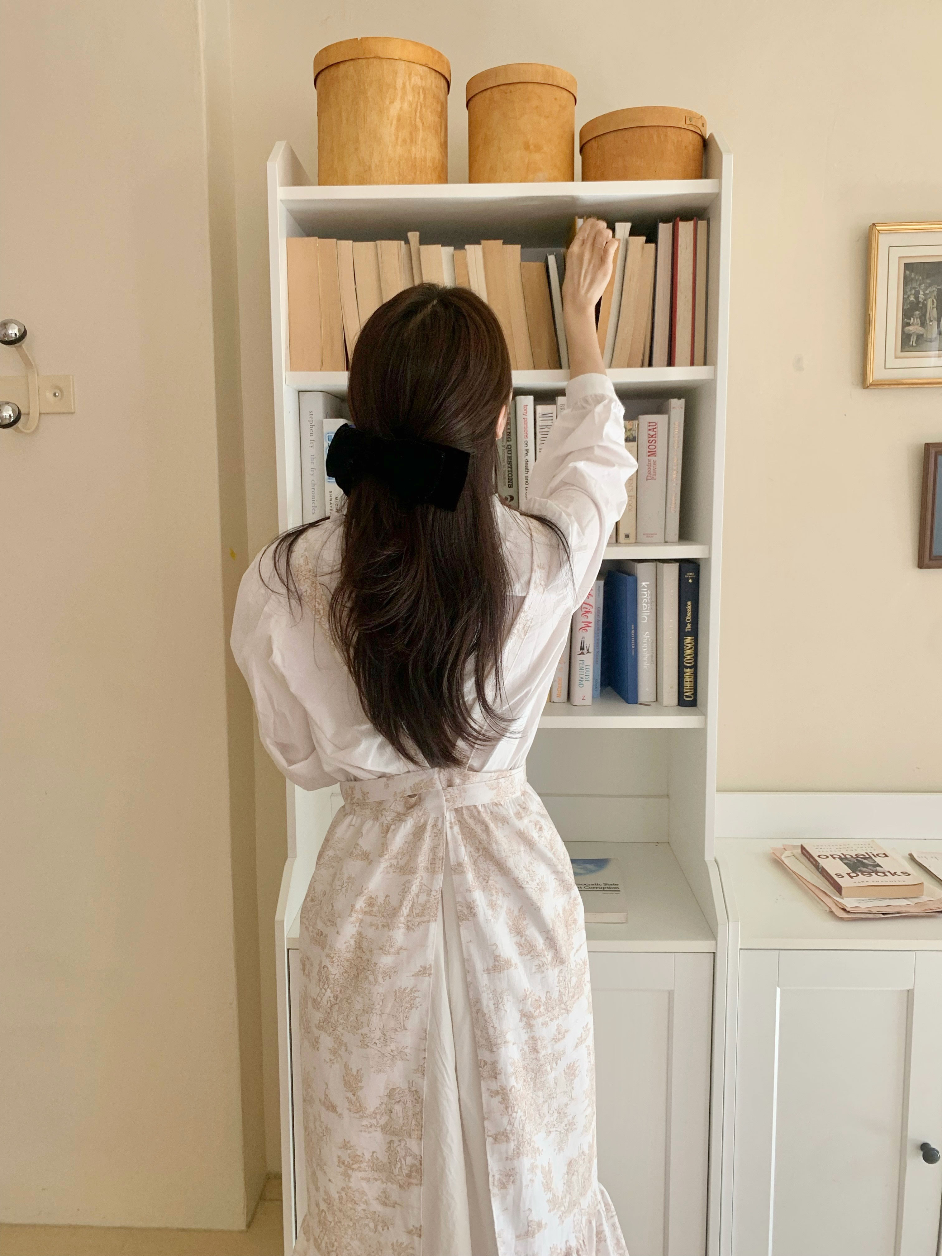 아미앙스 롱 프릴 뜨왈 에이프런 예쁜 앞치마 카페 공방 플로리스트 신혼 이미지 7