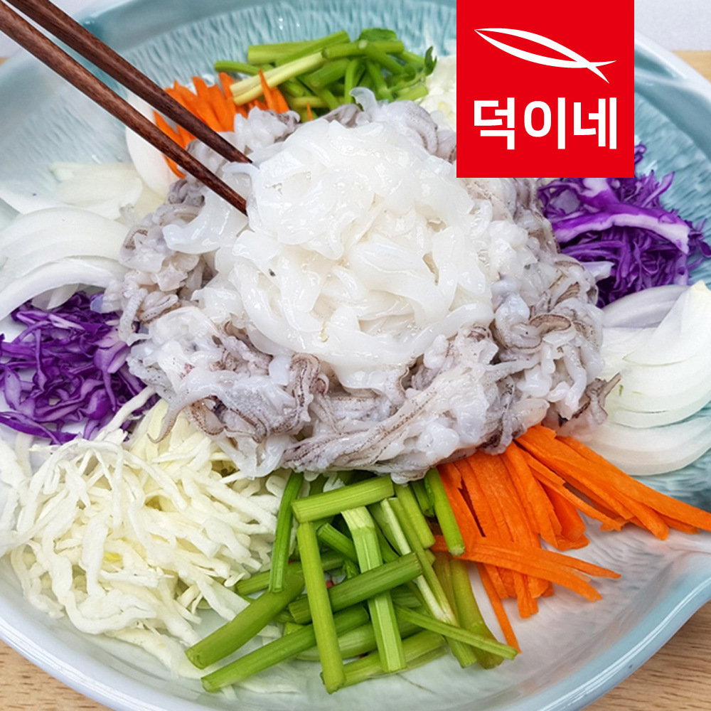 통영할매 시원한 여름 한치 밀키트 수제소스포함 한치물회 2인분 - 상품 이미지