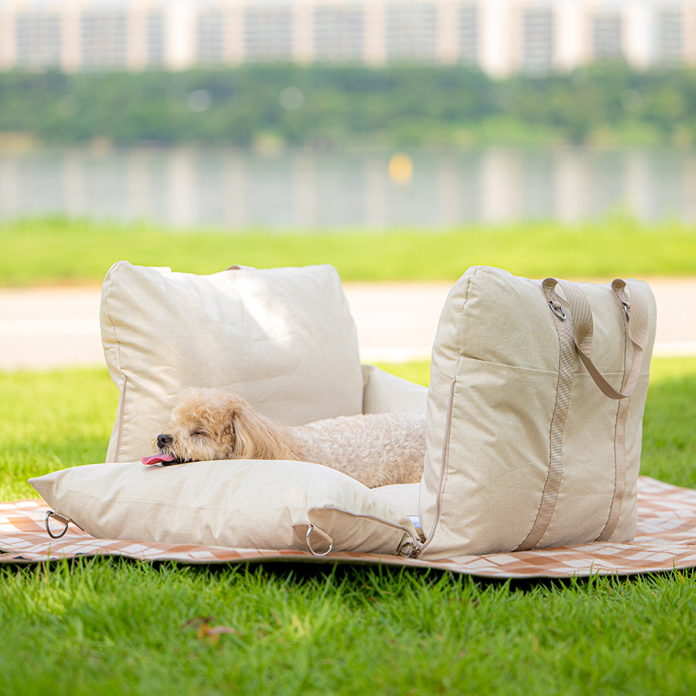 펫트리움 붕붕 반려견 강아지 카시트 방수 자동차시트 이동가방