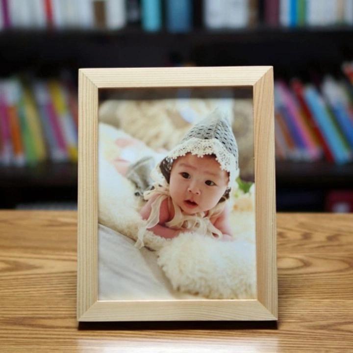 소나무 46액자 직사각형 4x6 원목 액자 미니 - 메인 이미지