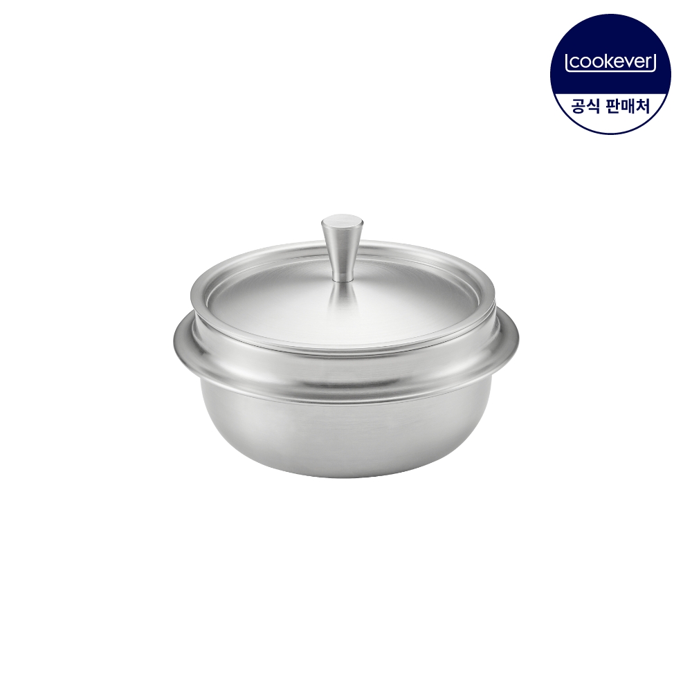 쿡에버 누보 인덕션 통3중 스텐 뚝배기 12cm