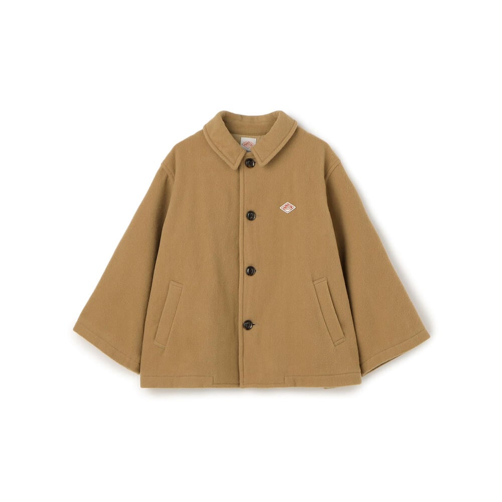 단톤 자켓 SINGLE WOOL PILE GATHERED SHORT 가을 겨울 여자 여성 숏재킷 DNB242L101-0033 - 상세 이미지 3