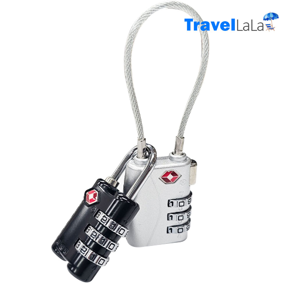 캐리어 자물쇠 TSA 잠금 장치 열쇠 유럽 비밀번호 백팩 도난방지 와이어