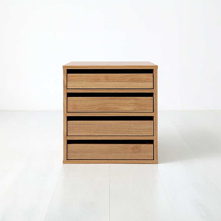 숄리드 서랍 DRM4235D4 390mmx390mmx420mm, 4단, 캄포어베니어 5882.3039 - 메인 이미지