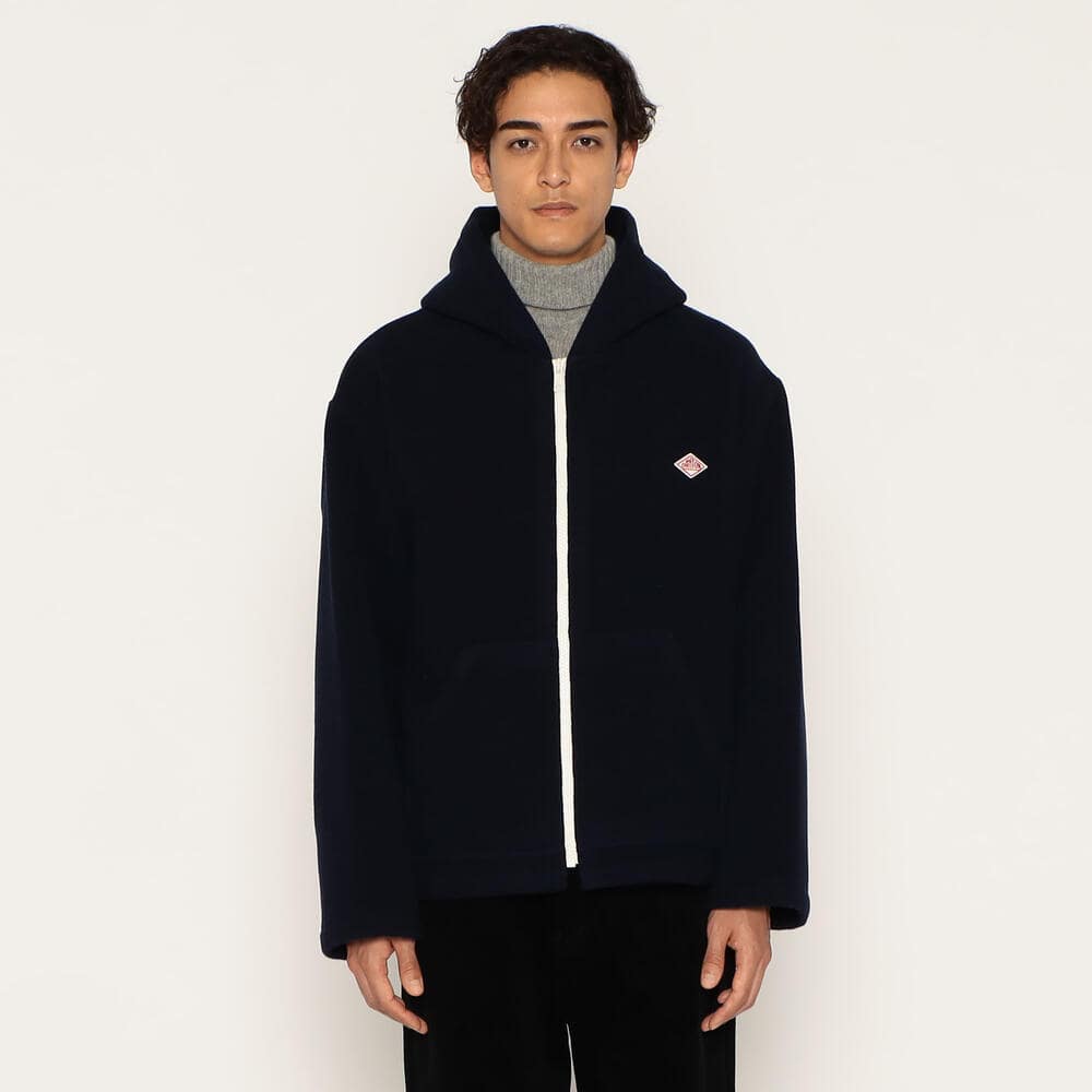 단톤 후드 자켓 WOOL LIGHT PILE HOODED 가을 겨울 남자 남성 후드 재킷 DNB242M101-0019 - 상세 이미지 4