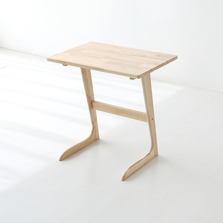 ENITO 사이드테이블 6040 고무나무 내추럴 1415.0137