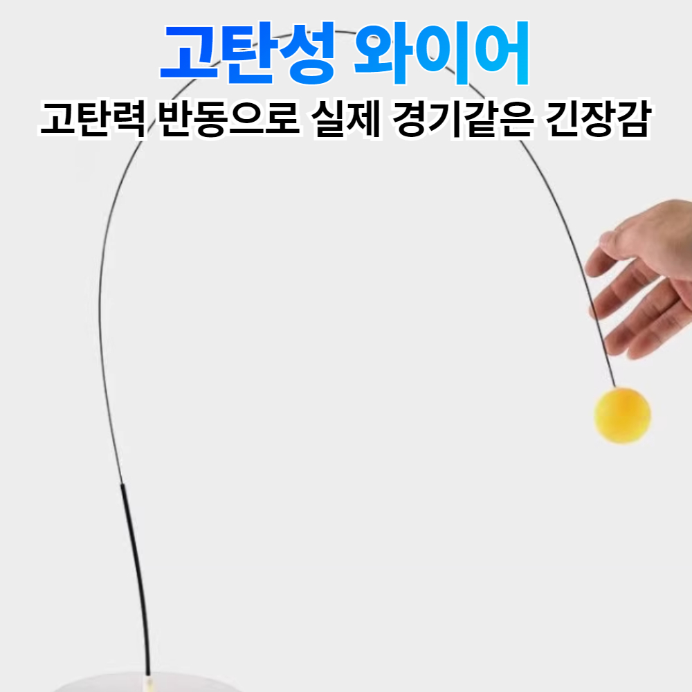 리얼타격 나홀로 탁구 연습기 다이어트 홈트 수행평가 상품 이미지