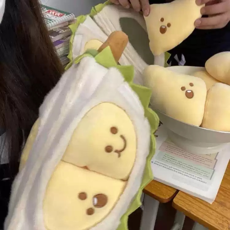 두리안인형 모형 과일인형 베개 선물 인형쿠션 쿠션 특이한 과일 소품 애착인형 - 상세 이미지 5